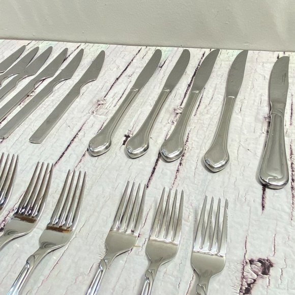 24 Mismatched Silver Plated Forks and knives - Wedding Silverware - Vintage Silv - Picture 9 of 10